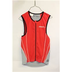 CRAFT MEN'S RED/BLACK TRI TANK