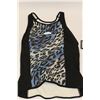 Image 1 : SHEBEEST WOMENS BLUE LEOPARD KONA TRI TOP