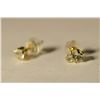 Image 2 : 14K Gold Aquamarine Earrings