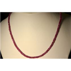 14K Gold Ruby Necklace MSRP $1500