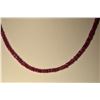 Image 2 : 14K Gold Ruby Necklace MSRP $1500