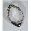 Image 1 : Sterling Silver Diamond Pendant MSRP $763