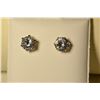 Image 1 : 10K Gold Cubic Ziconia Earrings MSRP $349