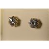 Image 2 : 10K Gold Cubic Ziconia Earrings MSRP $349