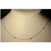 Image 1 : 10K Gold Diamond by Yard Necklace MSRP $1293