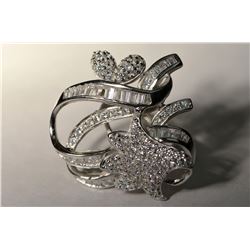 Sterling Silver Cubic Zirconia Ring