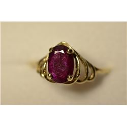 14K Gold Ruby Ring MSRP $718