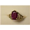 Image 1 : 14K Gold Ruby Ring MSRP $718