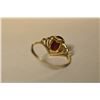 Image 4 : 14K Gold Ruby Ring MSRP $718