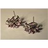 Image 5 : Sterling Silver Ruby Earrings MSRP $575