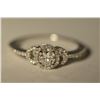 Image 2 : 14K Gold Diamond Ring MSRP $1773