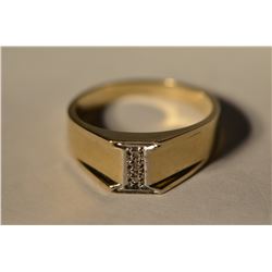 10K Gold Diamond Men's Ring MSRP $500