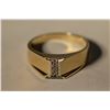Image 1 : 10K Gold Diamond Men's Ring MSRP $500