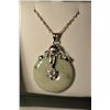 Image 2 : Sterling Silver Jade Pendant MSRP $465
