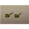 Image 1 : 10K Gold Tsavorite Earrings