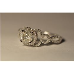 14K Gold Diamond Ring MSRP $5486