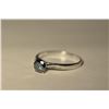 Image 2 : 14K Gold Blue Diamond Ring MSRP $2200
