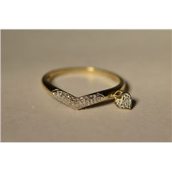 10K Gold Diamond Ring