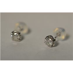 14K White Gold Diamond Earrings MSRP $1678