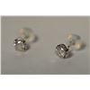 Image 1 : 14K White Gold Diamond Earrings MSRP $1678