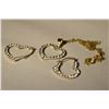 Image 1 : 10K Gold Cubic Earrings/Pendant Set MSRP $822