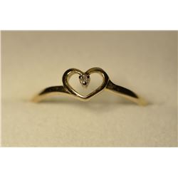 10K Gold Diamond Ring