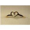 Image 1 : 10K Gold Diamond Ring