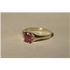 Image 1 : 10K Gold Ruby & Diamond Ring MSRP $676