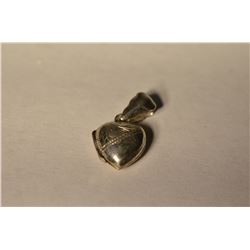 Sterling Silver Heart-shaped Locket