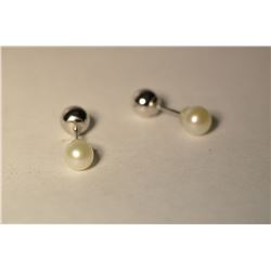 Sterling Silver Freshwater Pearl Earrings