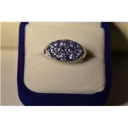 Sterling Silver Tanzanite Ring MSRP $695