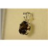 Image 1 : Sterling Silver Smokey Quartz Pendant