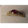 Image 1 : 14K Gold Ruby Ring MSRP $1331