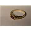Image 2 : 14K Gold Ruby Ring MSRP $1331