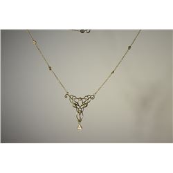 14K White Gold Diamond Necklace MSRP $3800