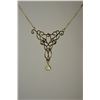 Image 2 : 14K White Gold Diamond Necklace MSRP $3800