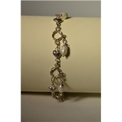 Sterling Silver Freshwater Pearl Bracelet