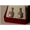 Image 1 : Sterlingm Silver Freshwater Pearl Earrings