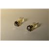 Image 2 : 14K Gold Black Diamond Earrings MSRP $1122