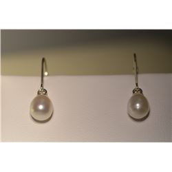 Sterling Silver Freshwater Pearl Earrings