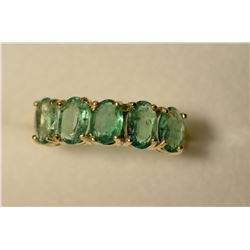 10K Gold Emerald Ring MSRP $1400