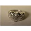 Image 4 : Sterling Silver Diamond Ring MSRP $1083