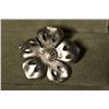 Image 1 : Sterling Silver Flower Pendant