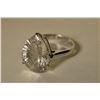Image 1 : Sterling Silver White Topaz Ring MSRP $425
