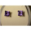 14K Gold Amethyst Earrings MSRP $573