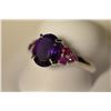 Image 3 : Sterling Silver Amethyst/Ruby Ring MSRP $721