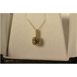 14K Gold Diamond Pendant MSRP $1200