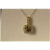 Image 4 : 14K Gold Diamond Pendant MSRP $1200