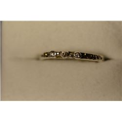 Sterling Silver Diamond Ring