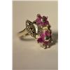 Image 2 : Sterling Silver Ruby/Marcasite Ring MSRP $500